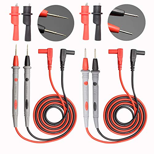 Multimeter Test Leads with Banana Plug Digital Multi Meter Clamp Tester Probe Test Probes Leads for Multimeter Electronic Test Leads Multimeter Accessories ...