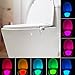 Boomile Rechargeable Toilet Night Light with Waterproof Design, LED Toilet Night Light, Toilet Bowl Light, Motion Activated in Darkness Only