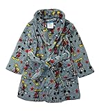 Disney Little Boys' Toddler Mickey Mouse Plush Robe, Gray, 2T, Gray, Size 2T