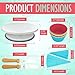 Ouddy Cupcake Decorating Russian Piping Tips, 32pcs Baking Supplies Set for Cake/, One Size, sliver1