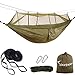 Sportneer Double Camping Hammock with Mosquito/Bug Net, Lightweight Parachute Portable Hammocks for Hiking, Travel, Backpacking, Beach, Yard Gear with Tree Strap