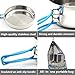 iGopeaks Camping Cookware, Stainless Steel Mess Kit Backpacking Gear & Hiking Outdoors Bug Out Bag Cooking Equipment 16 Piece Cookset for 2 Person - Lightweight, Compact & Durable Pot Pan