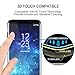 Atomany [Case Friendly] Galaxy S8 Screen Protector, HD Clear Tempered Glass Screen Protector [3D Full Coverage][Bubble Free][With Installation Tray] [Black] for Samsung Galaxy S8（5.8 inch）