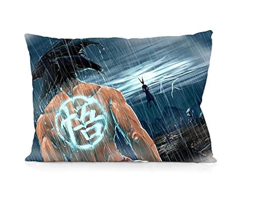Hot Anime Manga Dragon Ball Z Super Saiyan Man Son Goku Gohan Pillowcases  Both Sides Print Zipper Pillow Covers 20