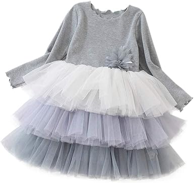 long sleeve short puffy dress