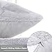 Home Brilliant Plush Faux Fur Deluxe Suede Fluffy Sheepskin Oblong Rectangular Accent Throw Pillow Case Cushion Cover for Bed Spring Decorations, 12x20 Inches, Grey