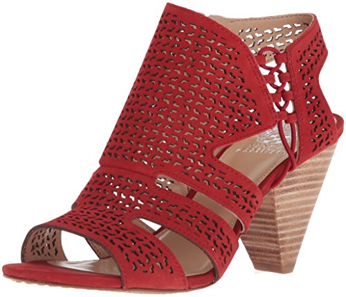 Vince Camuto Women's Esten Heeled Sandal, Cherry Red, 6 Medium US