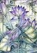 DIY 5D Diamond Painting by Number Kits, Full Drill Crystal Rhinestone Embroidery Pictures Arts Craft for Home Wall Decor Gift (Purple Lotus, 11.8 x 15 Inch)