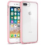 Maxboost HyperPro iPhone 8 Plus / 7 Plus Case [GXD-Gel Drop Protection] Heavy Duty Hybrid Cover for Apple iPhone 7 Plus,8 Plus, iPhone 6s Plus,6 Plus Reinforced TPU Bumper/Hard PC Back -Pink/Clear