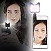 Apexel Clip On Mini Multi-Function Selfie Light[Portable Dimmable Clip Lights] Selfie LED Camera Light with 9 Lighting Modes for iPhone Samsung Sony and Other Smart Phones and Tabletes,Black