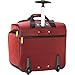 Lucas Cabin Luggage Collection - Small Lightweight 16 Inch Under Seat Bag - Garment Briefcase for Men & Women - Carry On Suitcase with 2- Rolling Spinner Wheels (Black)
