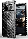 ELV Case for Galaxy Note 8, Protective Heavy Duty Armor Full Body Hybrid Case Cover for Samsung Galaxy Note 8 (Black)