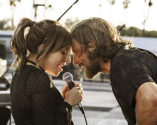 A Star Is Born Lady Gaga Bradley Cooper In Profile Singing 8x10
