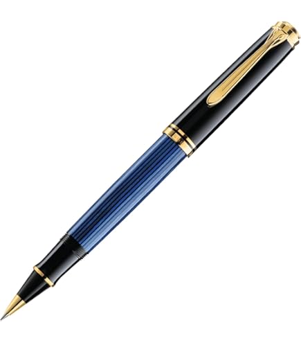 Amazon.com: Pelikan Souverän R400 Rollerball Pen, Black/Green, 1