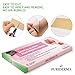 Puriderma Medical Silicone Scar Removal Extra Large Sheets [5.9''x1.57''] - Fast & Effective on Keloid, Surgery, Burn, Acne, C-Section Scars, 4 Reusable pcs