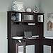 Bush Furniture Cabot 60W Desk Hutch in Espresso Oak