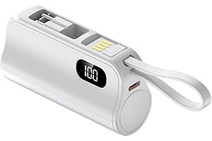 5000mAh Small Power Banks Featuring Builts in USB Cable and Stand for Fast Charging Hiddens Stand Power Banks