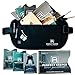 Travel Money Belt – Hidden RFID Protected Waist Passport Holder – Headset Port