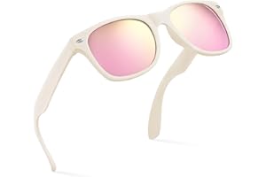 Retro Rewind Kids Sunglasses for Boys Girls Age 3-12 - Shatterproof UV400 Toddler Children Sun Glasses