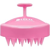 HEETA Scalp Massager Hair Growth Scrubber for Dandruff Removal Hair Care | Silicone Head Massager Relaxing, Shampoo Brush Cleansing Exfoliating for All Hair Type, Easy-Grip, Bath Shower Accessories