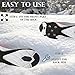 Ice Cleats For Men & Women - Fit on Most Shoes & Boots, Prevent Slipping on Ice and Snow - Snow Grips Provide Stability - Make Winter Walking Safer, 2PCS by Perfect Life Ideas