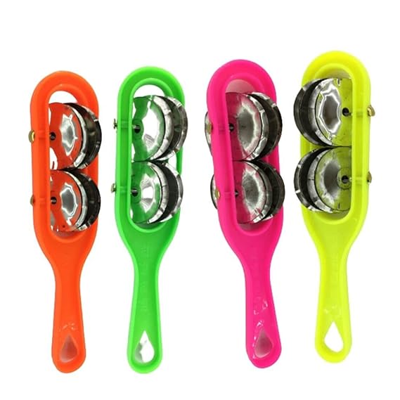 MAYAPURI Kartal/Khartal/Hand Cymbals Set Jhika Indian Musical