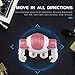 Virhuck R2 Smart Remote-Controlled Robot Toy for Kids Christmas Gift with Music Lights, Walking | Singing | Dancing | Gesture Sensor | Obstacle Avoidance | Auto Display, Pink