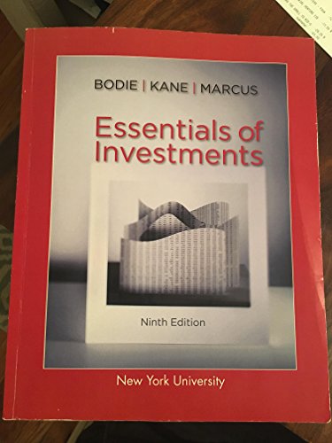 Essentials of Investments (9th Edition) [INTERN... 1259127583 Book Cover