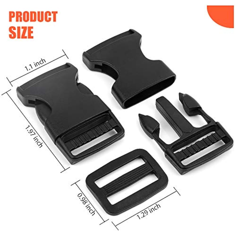 black slides with buckle