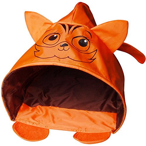 PetLike 15.7x11x9.8 inches Interactive Crinkle Kitty Sack Cat Sleeping House/Bed, Portable Pet Cat Tent Perfect for Indoor and Outdoor, Cat Tunnel Play Toy, 4 Colors Available. (Orange)