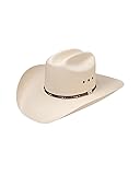 RESISTOL Men's Kingman 10X Straw Cowboy Hat Natural