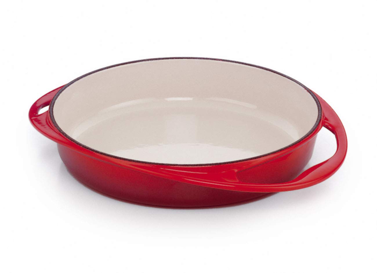 LE CREUSET Bandeja Tarta TATIN, Hierro Fundido, Cereza, 25 cm: Amazon.es: Hogar