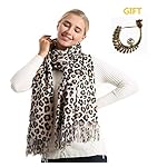 Women's Winter Leopard Scarf With Tassels Animal Print Oversized Premium Fashion Shawl Wrap Scarves ... Women's Winter Leopard Scarf With Tassels Animal Print Oversized Premium Fashion Shawl Wrap Scarves ...