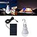 Fang Sky Solar Panel Powered LED Light Bulb Portable 15W 110lm Lamp Outdoor Hiking Camping
