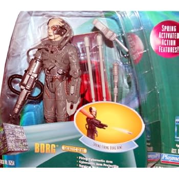 BORG Star Trek: The Next Generation 1998 Warp Factor Series 1 Deluxe Action Figure with Spring-Firing Borg Arm