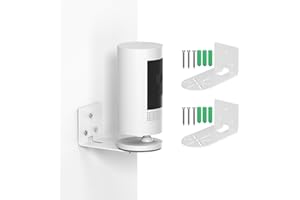 2 Pack No-Drill Wall Mount for Ring Indoor Cam (2nd & 1st Gen), Metal Adhesive Camera Holder with Strong VHB Tape, Stable Ant
