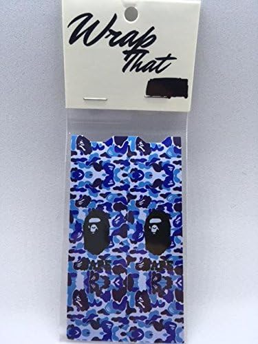 2 PACK Skin for Pax Juul - Protective, Durable, and Unique Vinyl Decal wrap cover| Easy To Apply, Remove, and Change Styles | Made in the USA (BAPE BLUE)