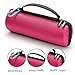 Hard Case Travel Carrying Storage Bag for JBL Flip 4 / JBL Flip 3 Wireless Bluetooth Portable Speaker. Fits USB Cable and Wall Charger- Red
