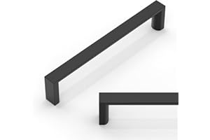 Talentedeco 10 Pack Matte Black Cabinet Pulls 5 Inch(128mm) Kitchen Cabinet Handles Cabinet Hardware for Drawer Pulls