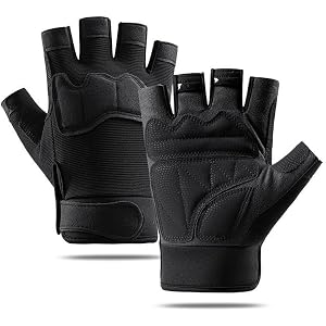 Half Finger Anti-Slip Gloves Premium Cool Dessert Gloves for Cycling Hiking Training Outdoor Sports