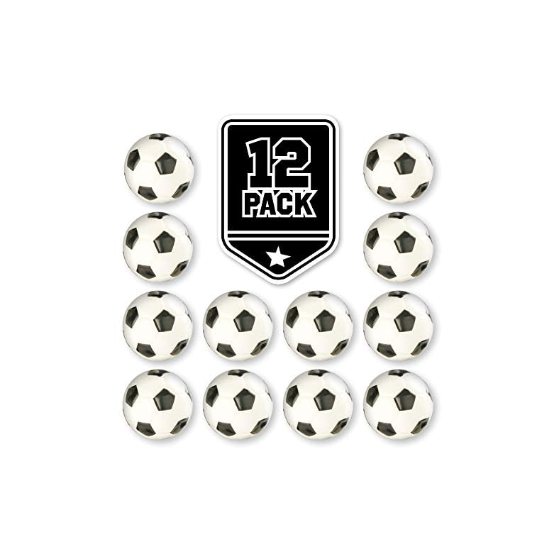 Soccer Sports Stress Balls Bulk Pack of 12 Relaxable 2″ Stress Relief Soccer Squeeze Balls – Soccer Party Favors – Ideal for Kids Birthday and Classroom Parties
