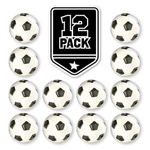 Soccer Sports Stress Balls Bulk Pack of 12 Relaxable 2″ Stress Relief Soccer Squeeze Balls – Soccer Party Favors – Ideal for Kids Birthday and Classroom Parties