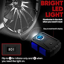 FORTEM Tire Inflator Portable Air Compressor 150