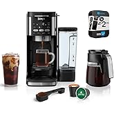 Ninja CFP101 DualBrew Hot &amp; Iced Coffee Maker, Black - (Renewed) Bundle with 2 Year Enhanced Protection Pack