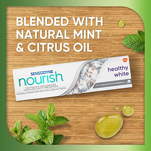 Sensodyne Nourish Healthy White Sensitive Toothpaste for Sensitive