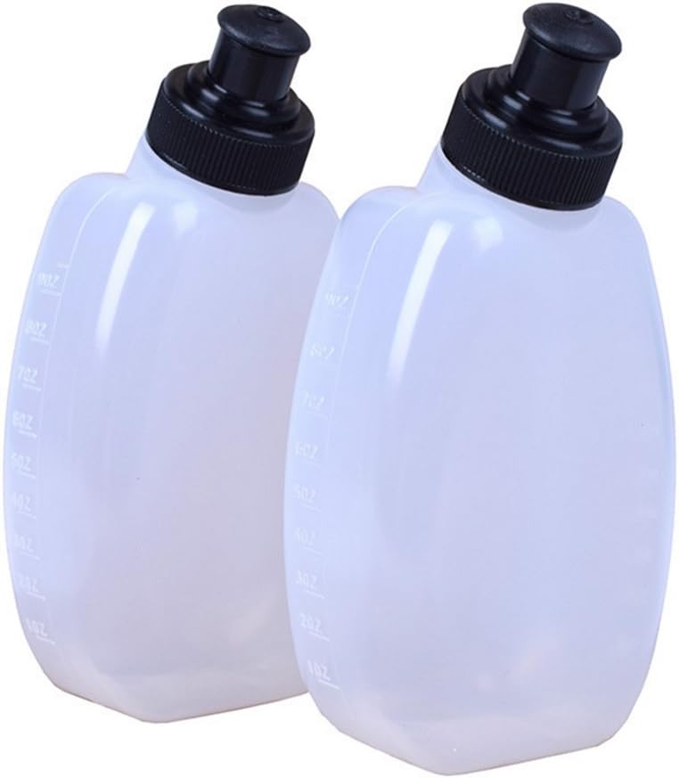 Sports Running Water Bottles Pack of 2, for Hydration Belt or Vest