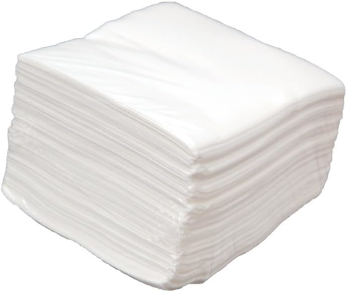 Spilfyter 51000 1-Ply Heavy-Duty Quarterfold DRC Wipe, 12-1/2" Length x 13" Width, White (Case of 12)