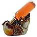 Drinking Chicken Wine Bottle Holder Statue for Country Farm Kitchen Decor Tabletop Wine Stands & Racks and Decorative Collectible Hen Gifts for Farmers