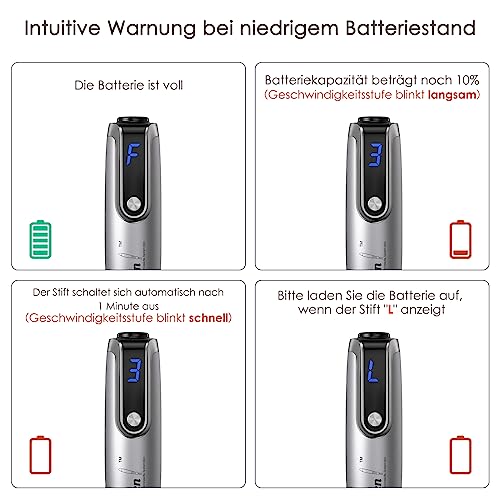 Dr. pen Ultima M8S Professional Microneedling Pen - Wireless Dermapen for Men and Women, Ideal for Beginners - with 7 Different Replacement Cartridges