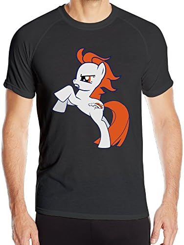 MayDay Denver Bronco My Little Pony Men Essential Short Sleeved Athletic Fit Tee SizeL